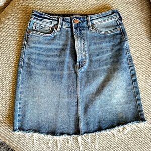 NWOT Dear John distressed denim Milan skirt - size 26